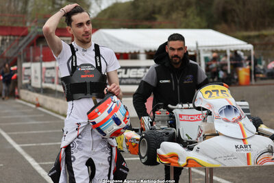 Adrien LOPEZ — 29 & 30/03/2025 : 2ème manche du Championnat du Sud au circuit d’Aigues-Vives (photos Stéphane Agnus) 2025 — karting