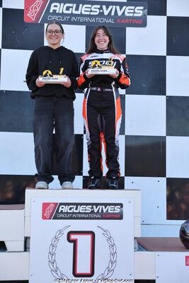 Charline CORDIER, Laurena PEREIRA — 29 & 30/03/2025 : 2ème manche du Championnat du Sud au circuit d’Aigues-Vives (photos Stéphane Agnus) 2025 — karting