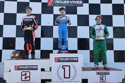 Andy DIAZ, Teo POLICAND, Tyméo CIAMA — 29 & 30/03/2025 : 2ème manche du Championnat du Sud au circuit d’Aigues-Vives (photos Stéphane Agnus) 2025 — karting