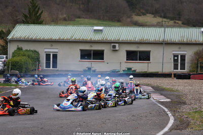 29 & 30/03/2025 : 2ème manche du Championnat du Sud au circuit d’Aigues-Vives (photos Stéphane Agnus) 2025 — karting