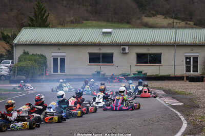 29 & 30/03/2025 : 2ème manche du Championnat du Sud au circuit d’Aigues-Vives (photos Stéphane Agnus) 2025 — karting