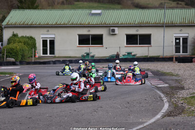 29 & 30/03/2025 : 2ème manche du Championnat du Sud au circuit d’Aigues-Vives (photos Stéphane Agnus) 2025 — karting