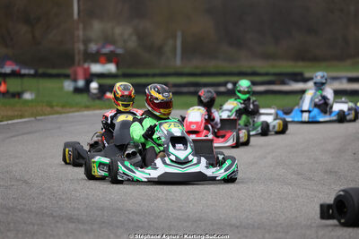 29 & 30/03/2025 : 2ème manche du Championnat du Sud au circuit d’Aigues-Vives (photos Stéphane Agnus) 2025 — karting
