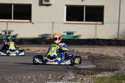 Anthony DELCUROU — 29 & 30/03/2025 : 2ème manche du Championnat du Sud au circuit d’Aigues-Vives (photos Stéphane Agnus) 2025 — karting