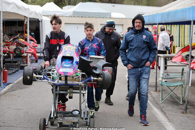 Gérard SAINT-ARROMAN, Julien SAINT-ARROMAN — 29 & 30/03/2025 : 2ème manche du Championnat du Sud au circuit d’Aigues-Vives (photos Stéphane Agnus) 2025 — karting