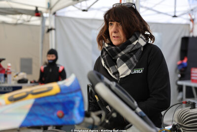 Sandrine SUAU — 29 & 30/03/2025 : 2ème manche du Championnat du Sud au circuit d’Aigues-Vives (photos Stéphane Agnus) 2025 — karting