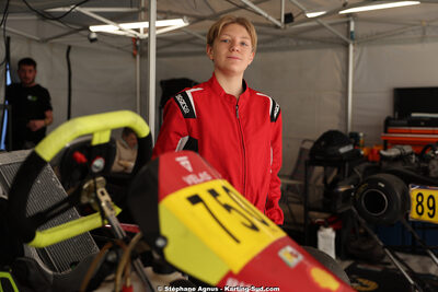 Theodore COUSIN — 29 & 30/03/2025 : 2ème manche du Championnat du Sud au circuit d’Aigues-Vives (photos Stéphane Agnus) 2025 — karting