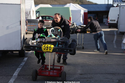 Mathieu FLAUJAC — 29 & 30/03/2025 : 2ème manche du Championnat du Sud au circuit d’Aigues-Vives (photos Stéphane Agnus) 2025 — karting