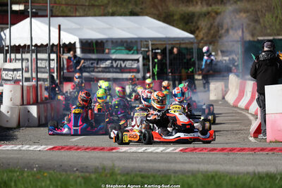 29 & 30/03/2025 : 2ème manche du Championnat du Sud au circuit d’Aigues-Vives (photos Stéphane Agnus) 2025 — karting