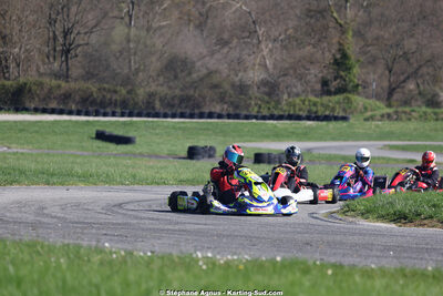 29 & 30/03/2025 : 2ème manche du Championnat du Sud au circuit d’Aigues-Vives (photos Stéphane Agnus) 2025 — karting