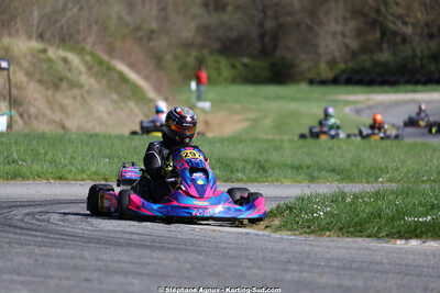 29 & 30/03/2025 : 2ème manche du Championnat du Sud au circuit d’Aigues-Vives (photos Stéphane Agnus) 2025 — karting
