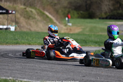 29 & 30/03/2025 : 2ème manche du Championnat du Sud au circuit d’Aigues-Vives (photos Stéphane Agnus) 2025 — karting