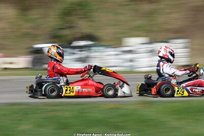 29 & 30/03/2025 : 2ème manche du Championnat du Sud au circuit d’Aigues-Vives (photos Stéphane Agnus) 2025 — karting