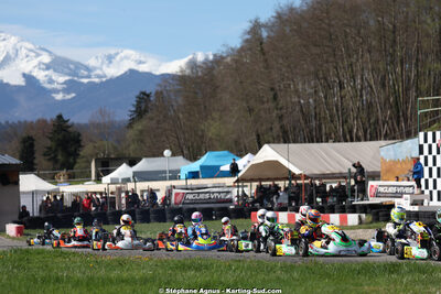 29 & 30/03/2025 : 2ème manche du Championnat du Sud au circuit d’Aigues-Vives (photos Stéphane Agnus) 2025 — karting