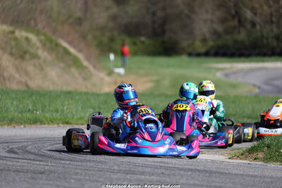 29 & 30/03/2025 : 2ème manche du Championnat du Sud au circuit d’Aigues-Vives (photos Stéphane Agnus) 2025 — karting