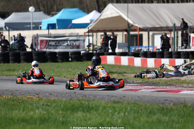29 & 30/03/2025 : 2ème manche du Championnat du Sud au circuit d’Aigues-Vives (photos Stéphane Agnus) 2025 — karting