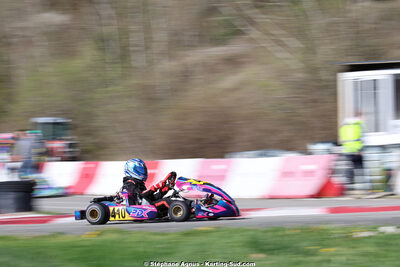 29 & 30/03/2025 : 2ème manche du Championnat du Sud au circuit d’Aigues-Vives (photos Stéphane Agnus) 2025 — karting