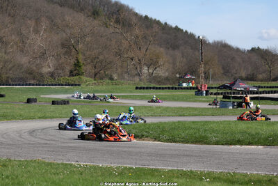 29 & 30/03/2025 : 2ème manche du Championnat du Sud au circuit d’Aigues-Vives (photos Stéphane Agnus) 2025 — karting