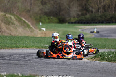 29 & 30/03/2025 : 2ème manche du Championnat du Sud au circuit d’Aigues-Vives (photos Stéphane Agnus) 2025 — karting