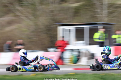 29 & 30/03/2025 : 2ème manche du Championnat du Sud au circuit d’Aigues-Vives (photos Stéphane Agnus) 2025 — karting