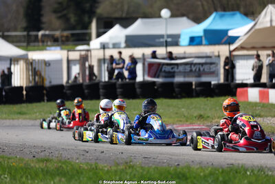29 & 30/03/2025 : 2ème manche du Championnat du Sud au circuit d’Aigues-Vives (photos Stéphane Agnus) 2025 — karting