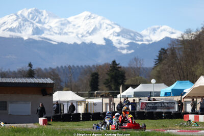 29 & 30/03/2025 : 2ème manche du Championnat du Sud au circuit d’Aigues-Vives (photos Stéphane Agnus) 2025 — karting