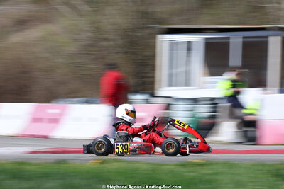 29 & 30/03/2025 : 2ème manche du Championnat du Sud au circuit d’Aigues-Vives (photos Stéphane Agnus) 2025 — karting