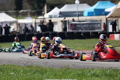 29 & 30/03/2025 : 2ème manche du Championnat du Sud au circuit d’Aigues-Vives (photos Stéphane Agnus) 2025 — karting