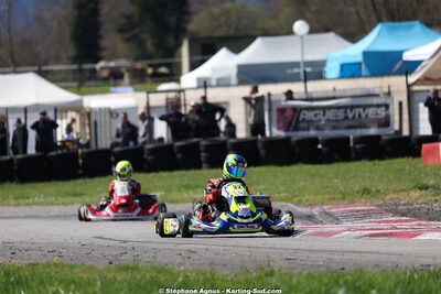 29 & 30/03/2025 : 2ème manche du Championnat du Sud au circuit d’Aigues-Vives (photos Stéphane Agnus) 2025 — karting