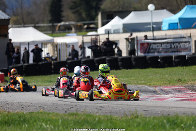 29 & 30/03/2025 : 2ème manche du Championnat du Sud au circuit d’Aigues-Vives (photos Stéphane Agnus) 2025 — karting