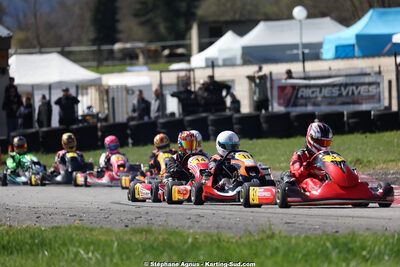 29 & 30/03/2025 : 2ème manche du Championnat du Sud au circuit d’Aigues-Vives (photos Stéphane Agnus) 2025 — karting