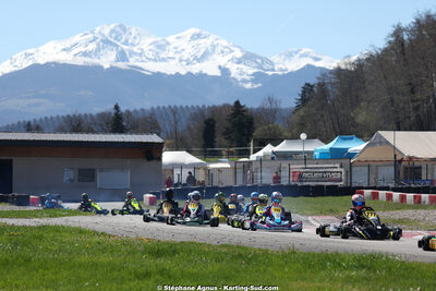 29 & 30/03/2025 : 2ème manche du Championnat du Sud au circuit d’Aigues-Vives (photos Stéphane Agnus) 2025 — karting