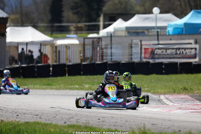 29 & 30/03/2025 : 2ème manche du Championnat du Sud au circuit d’Aigues-Vives (photos Stéphane Agnus) 2025 — karting