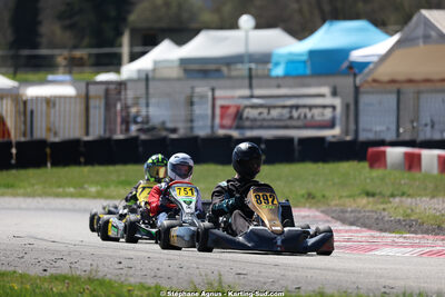 29 & 30/03/2025 : 2ème manche du Championnat du Sud au circuit d’Aigues-Vives (photos Stéphane Agnus) 2025 — karting