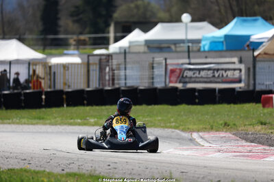 29 & 30/03/2025 : 2ème manche du Championnat du Sud au circuit d’Aigues-Vives (photos Stéphane Agnus) 2025 — karting