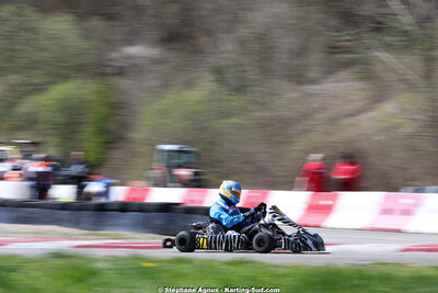 29 & 30/03/2025 : 2ème manche du Championnat du Sud au circuit d’Aigues-Vives (photos Stéphane Agnus) 2025 — karting