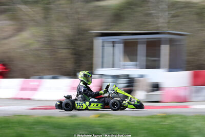 29 & 30/03/2025 : 2ème manche du Championnat du Sud au circuit d’Aigues-Vives (photos Stéphane Agnus) 2025 — karting