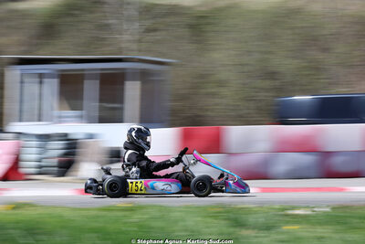 29 & 30/03/2025 : 2ème manche du Championnat du Sud au circuit d’Aigues-Vives (photos Stéphane Agnus) 2025 — karting