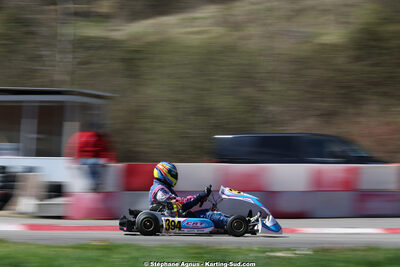 29 & 30/03/2025 : 2ème manche du Championnat du Sud au circuit d’Aigues-Vives (photos Stéphane Agnus) 2025 — karting