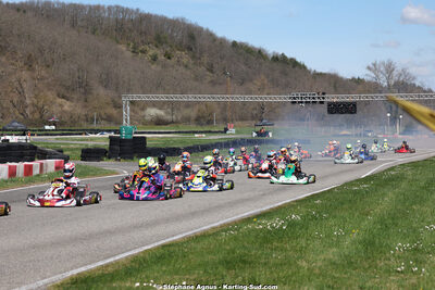 29 & 30/03/2025 : 2ème manche du Championnat du Sud au circuit d’Aigues-Vives (photos Stéphane Agnus) 2025 — karting