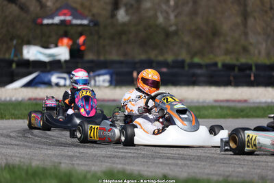 29 & 30/03/2025 : 2ème manche du Championnat du Sud au circuit d’Aigues-Vives (photos Stéphane Agnus) 2025 — karting