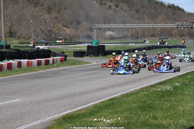 29 & 30/03/2025 : 2ème manche du Championnat du Sud au circuit d’Aigues-Vives (photos Stéphane Agnus) 2025 — karting