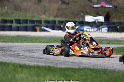 29 & 30/03/2025 : 2ème manche du Championnat du Sud au circuit d’Aigues-Vives (photos Stéphane Agnus) 2025 — karting