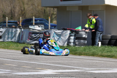 29 & 30/03/2025 : 2ème manche du Championnat du Sud au circuit d’Aigues-Vives (photos Stéphane Agnus) 2025 — karting