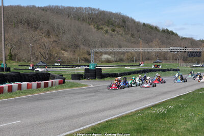 29 & 30/03/2025 : 2ème manche du Championnat du Sud au circuit d’Aigues-Vives (photos Stéphane Agnus) 2025 — karting