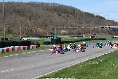 29 & 30/03/2025 : 2ème manche du Championnat du Sud au circuit d’Aigues-Vives (photos Stéphane Agnus) 2025 — karting