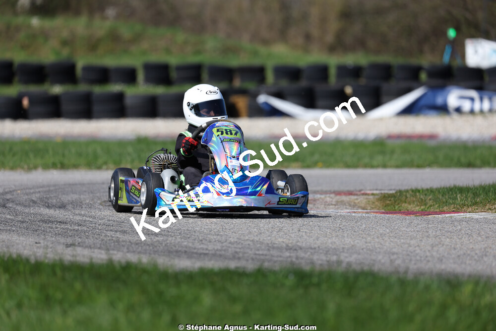 29 & 30/03/2025 : 2ème manche du Championnat du Sud au circuit d’Aigues-Vives (photos Stéphane Agnus) 2025 — karting