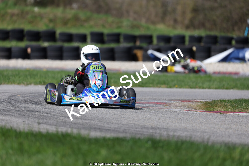 29 & 30/03/2025 : 2ème manche du Championnat du Sud au circuit d’Aigues-Vives (photos Stéphane Agnus) 2025 — karting