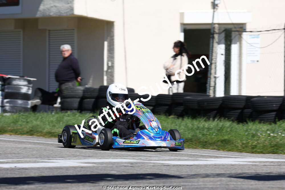 29 & 30/03/2025 : 2ème manche du Championnat du Sud au circuit d’Aigues-Vives (photos Stéphane Agnus) 2025 — karting
