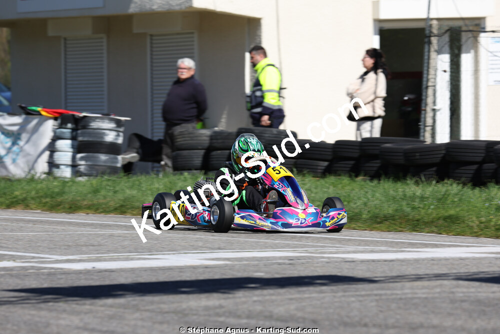 29 & 30/03/2025 : 2ème manche du Championnat du Sud au circuit d’Aigues-Vives (photos Stéphane Agnus) 2025 — karting